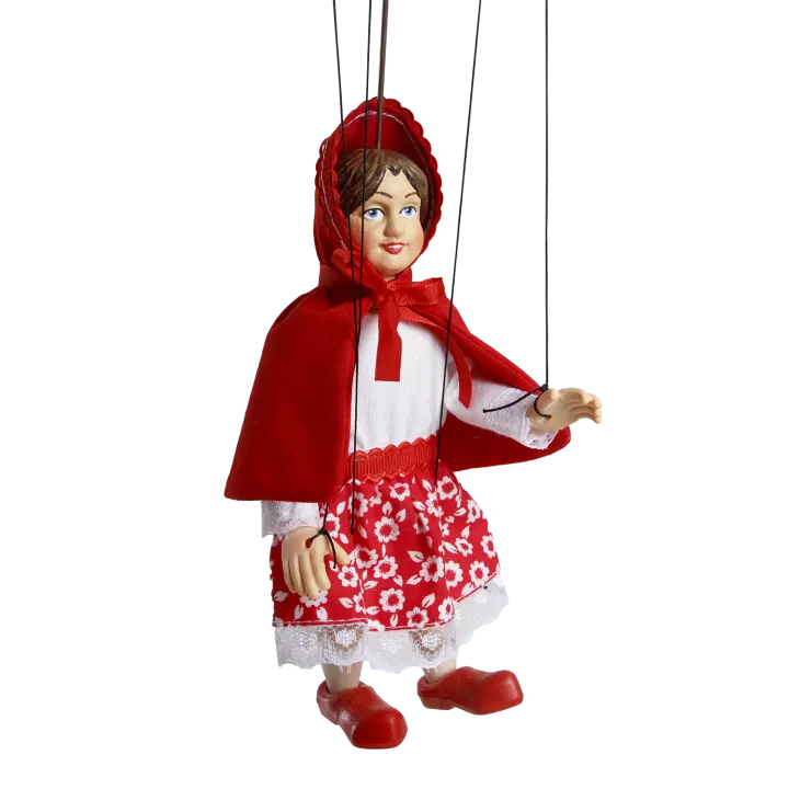 Loutka Karkulka, klasická, 20 cm