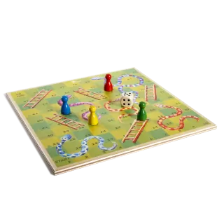 Hadi a žebříky (Žížaly) - dřevěná hra