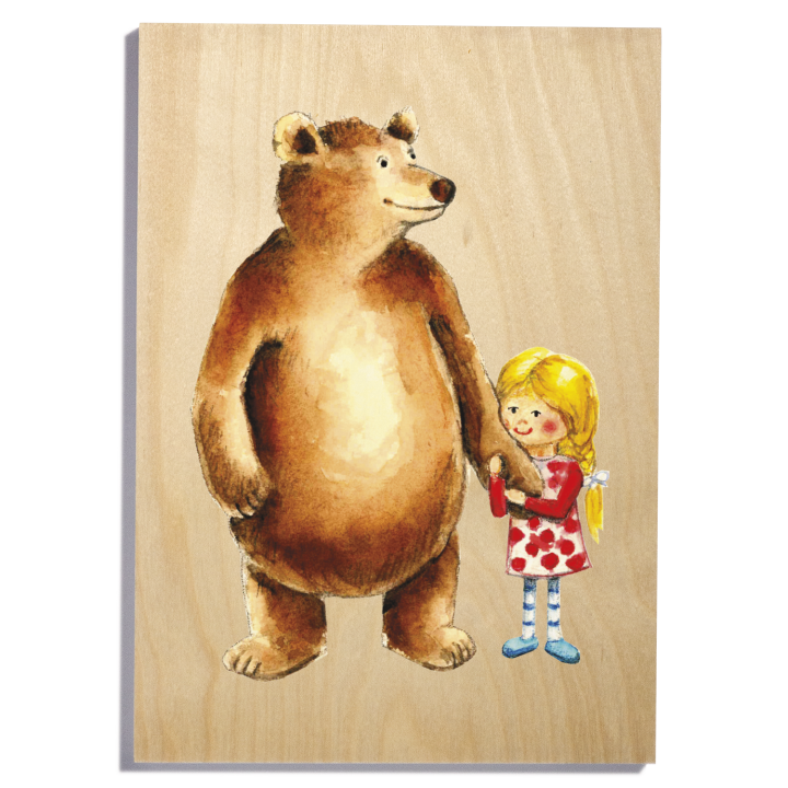 Dětský obrázek na zeď - Medvídek