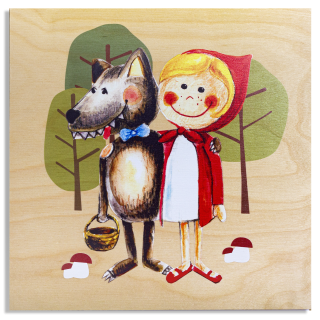 Dětský obrázek na zeď - Červená Karkulka