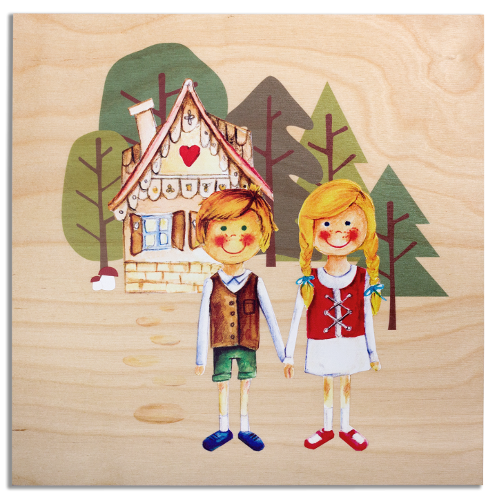 Dětský obrázek na zeď - Červená Karkulka