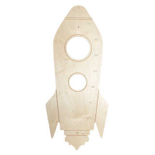 Dřevěný metr na zeď - Raketa