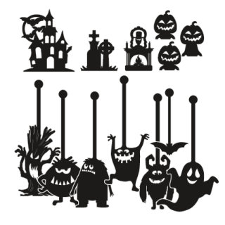 Stínové loutkové divadlo - Příšerky