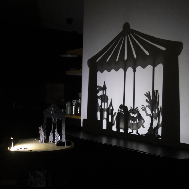 Stínové loutkové divadlo - Tři prasátka