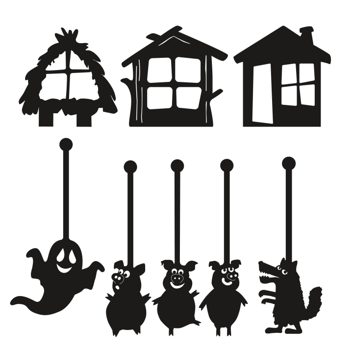 Stínové loutkové divadlo - Tři prasátka