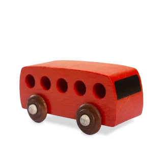 Autobus - dřevěné auto