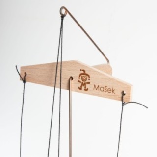 Handpuppe Clown mit Hut