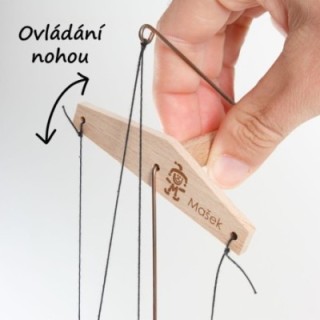 Handpuppe Clown mit Hut