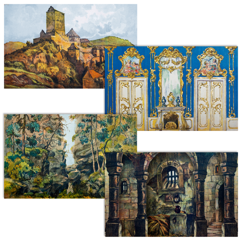 Theaterkulisse - königlich