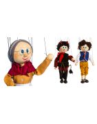 Wooden puppets 35 cm 