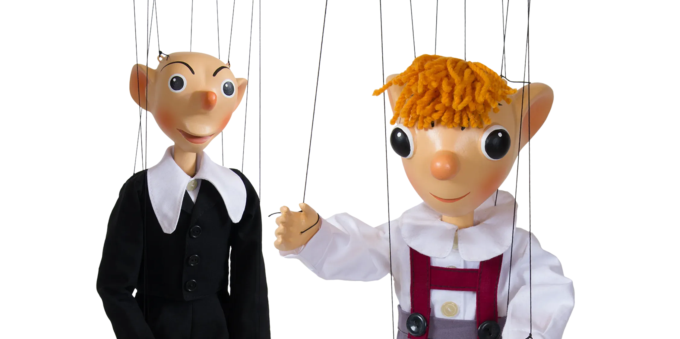 Puppets Spejbl and Hurvínek